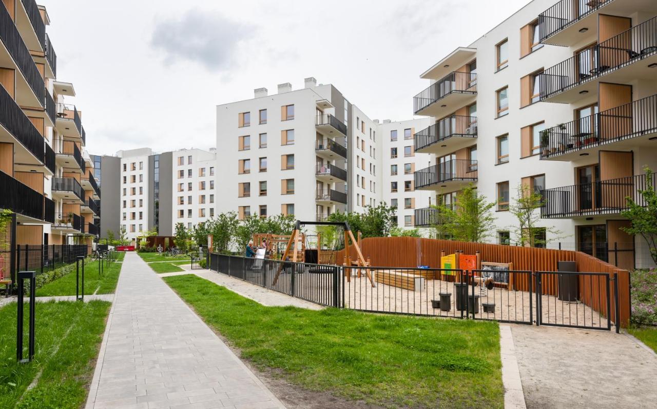 Wola Skwer Happy Apartment Варшава Экстерьер фото