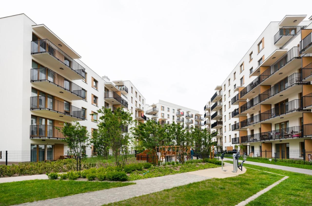 Wola Skwer Happy Apartment Варшава Экстерьер фото